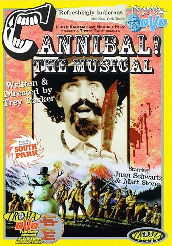 Omslag: CANNIBAL THE MUSICAL