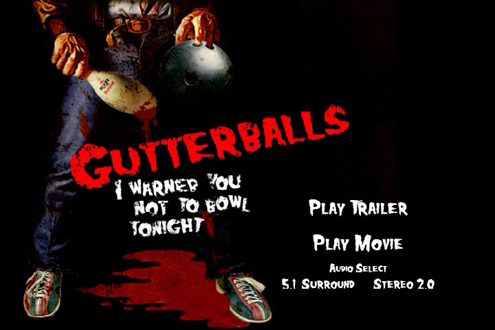Stillbild 1 ur GUTTERBALLS - EN BLADNING AV SPLATTER OCH SLASHER!