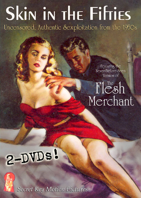 Omslag: SKIN IN THE FIFTIES, THE FLESH MERCHANT
