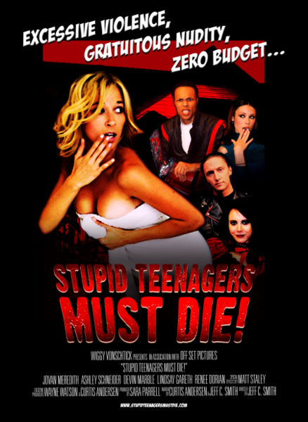 Omslag: STUPID TEENAGERS MUST DIE